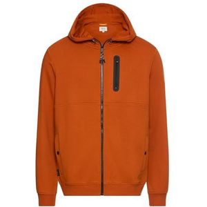 camel active - Sweatjack - Kaneel - Met Capuchon