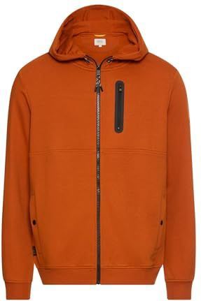 camel active - Sweatjack - Kaneel - Met Capuchon