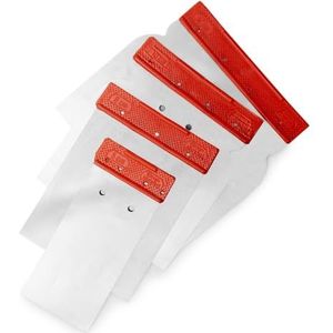 PENNELLIFICIO 2000, set van 4 professionele Japanse spatels van roestvrij staal, ergonomische handgreep, ideaal voor stucwerk, breedte 60/80/100/120 cm