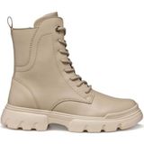 Geox - Junette - Veterboots - Beige - Met Zij-elastiek