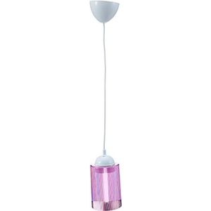 Homemania MDL.3659 hanglamp optiek, violet/wit, 10,5 x 10,5 x 67 cm