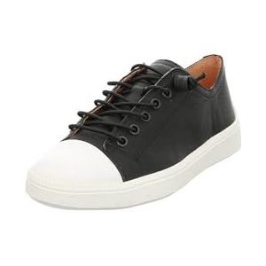 Think! dames TURNA chromfrei gegerbte nachhaltige Halbschuhe, SCHWARZ/KOMBI 0000