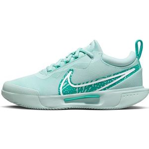 NIKE W Zoom Court Pro Cly, laag Dames, Jade Ice White Clear Jade, 40.5 EU