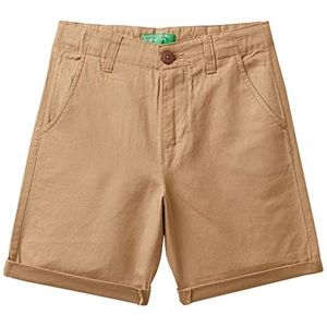 United Colors of Benetton Bermuda 4BE7C901E Shorts, beige 193, KL kinderen, Beige 193, 160 cm