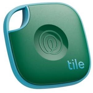 Tile by Life360 Mate - Bluetooth-tracker, sleutelfinder en itemfinder voor sleutels, tassen en meer. Telefoonzoeker. Zowel iOS- als Android-compatibel. 1 stuk (green surf)