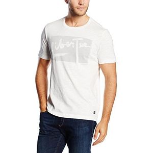 Marc O'Polo Heren T-Shirt 624224651776, Egg White 101, M (fabrieksmaat M), wit, M