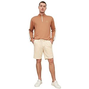 Trendyol Heren Beige Shorts & Bermuda Casual Shorts, S