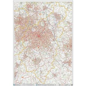 Buiten-hebriden - hs - postcode wandkaart - kunststof gecoat ...