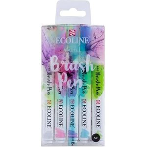 Ecoline Brush Pen set 5 - Pastel