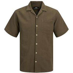 R.D.D. - RDDWAYNE - Overhemd - Bruin - Comfort Fit