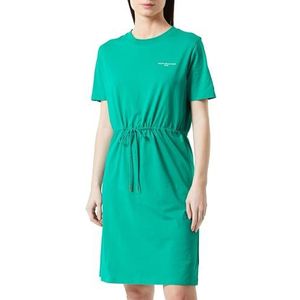 Tommy Hilfiger T-shirtjurken voor dames, Olympisch Groen, XL