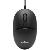 BLUESTORK - OFFICE 10 - Bedrade Muis - Zwart - Ambidexter Invoerapparaat