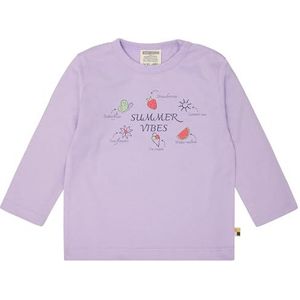 loud + proud Meisje met printmotief, van biologisch katoen, GOTS-gecertificeerd shirt met lange mouwen, lila (lilac), 62-68
