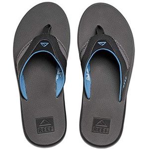 Reef Fanning Flipflop voor heren, Grijs Light Blue, 40 EU