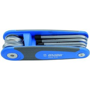 Unior URT520 Fold Up Hex Tool - Blauw/Grijs/Zilver