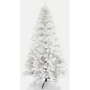 Witte kerstboom 210 cm, sneeuwbedekte kerstboom, kerstverlichting optioneel, kerstboomdecoratie naar uw smaak, chistmas tree 800 takken