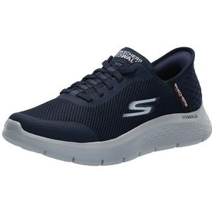 Skechers Free Slip-ins Go Walk Flex-Hands Up Sneakers voor heren, Donkerblauw, 46 EU X-Breed