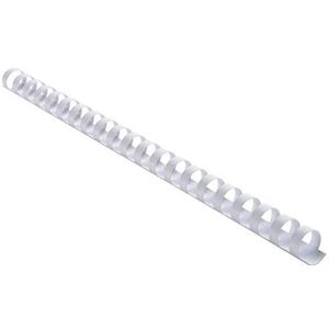 Exacompta - Ref. 75500E – Box met 100 spiraalbindingen PVC, wit, 16 mm – maakt het verbinden van 90 tot 120 vellen à 80 g, formaat A4 of A3 liggend formaat, geschikt voor alle soorten ringbandmachines