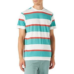 Springfield Camiseta Kodak Bicolor Shirt met korte mouwen voor heren, groen, L