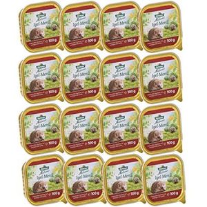 Dehner Natura egelvoer, natvoer, 16 x 100 g (1,6 kg)