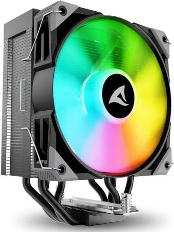 Sharkoon - A40 - CPU-koeler - Zwart - RGB - 120 mm Ventilator