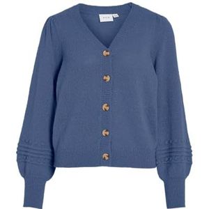 Vituli V-hals glitter gebreide cardigan/Pb, Bijou Blue., M