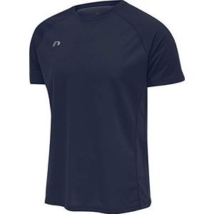 Newline Men's Men Core Running T-Shirt S/S, Black Iris