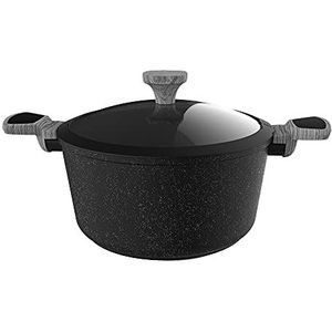 Cecotec Braadpan Polka Exclusive 28 Pot Wood&Rock. Diameter 28 cm, Aluminium, antiaanbaklaag Teflon® Select