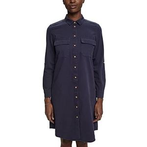 ESPRIT Dames 993EE1E306 jurk, 400/NAVY, 32, 400/marineblauw, 32