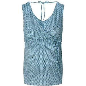 ESPRIT Maternity Bloemenbovendeel met borstvoedingsfunctie, Pastel Blue - 435, S