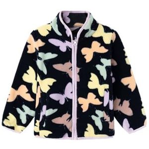 NAME IT Nmfmeeko Fleece Jacket Butterfly Fleecejack voor meisjes, Big Dipper, 110 cm