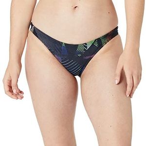 ARENA Women's Standard Rulebreaker Free Brief Bikini Bottoms Athletic Sport Swimsuit, Geometric Multi, Small
