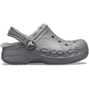 Crocs Unisex Kid's Baya gevoerde klomp T, houtskool, 6 UK Child