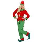 Widmann 88993 kostuum voor volwassenen Elf Santas Helper, vrouwen, L