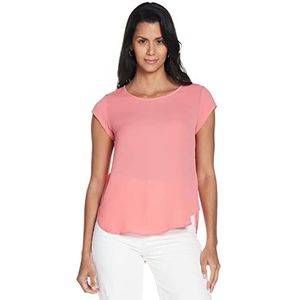 ONLY dames T-Shirt Onlvic S/S Solid Top Noos Ptm, Tea Rose, 38