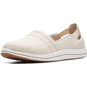 Clarks Breeze Step II instappers voor dames, Natuurlijk belang, 7.5 UK Wide