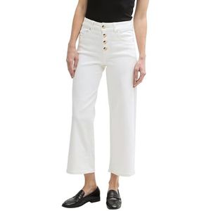 TOM TAILOR Culotte jeans voor dames, 10315 - Whisper White, 26W / 28L
