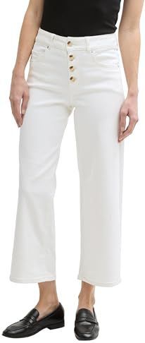 TOM TAILOR Culotte jeans voor dames, 10315 - Whisper White, 26W / 28L