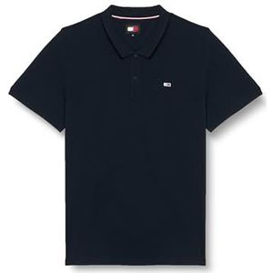 Tommy Jeans Heren TJM Slim Placket Polo EXT, Dark Night Navy, 3XL, Dark Night Navy, 3XL grote maten tall