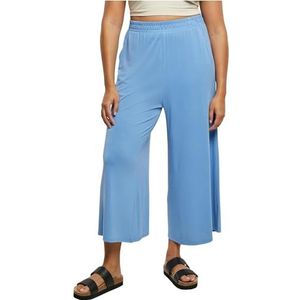 Urban Classics Damesbroek, modal culotte, brede 3/4 broek voor vrouwen, met elastische band, verkrijgbaar in vele kleuren, maten XS - 5XL, horizonblauw, XL