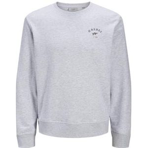 JJ REBEL Jrebpreppy Sweat Crew Neck, wit melange., XS