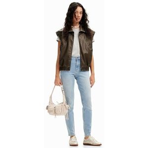 Desigual Denim delawar broek voor dames, blauw, 36