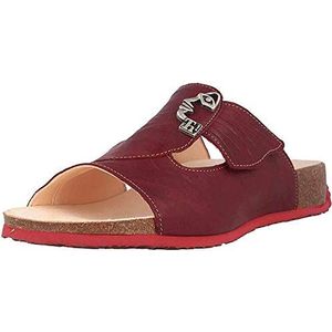 Think! Dames Mizzi_3-000124 duurzame pantolette, 5010 Rosso Combi, 45 EU