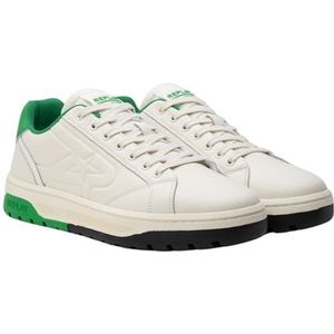 Replay Heren Gemini Star HF sneakers, 115 Off WHT Green, 45 EU, 115 Off Wht Green, 45 EU