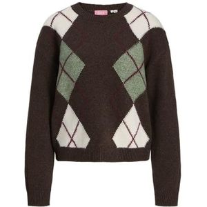 JACK & JONES Jxharvi Crew Neck Knit, Brakken, M