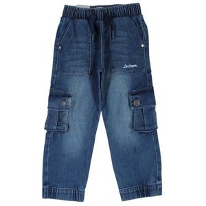 Lee Cooper, Jeans, kinderen, (4 tot 14 jaar), broek, chino, joggen, leggings, shorts, sport, nauwsluitend, winter, zomer, comfort, kinderen, jongens, meisjes, model LC Eve S1-4A, Blauw, 4 ans