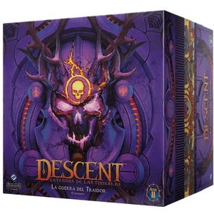 Fantasy Flight Games Descent: Oorlog van de verrader | Uitbreiding | Coöperatief avonturenspel voor volwassenen en jongeren | vanaf 14 jaar | 1 tot 4 spelers | 3-4 uur per wedstrijd | Spaans