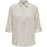 Onltizana Cotton L/S Shirt WVN, grijs, XS