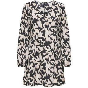 Onlnova Life Vis L/S Lucca Dress, zwart, L