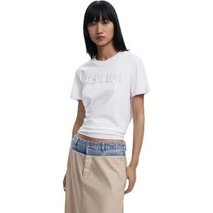 Desigual TS_Brandy, 1000 wit, L, Wit, L